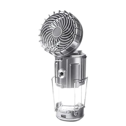 🔥🎁Gran oferta 50% de descuento🎁🔥Luz LED portátil para acampar con ventilador