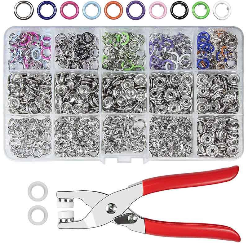 🔧✨ ¡50% DE DESCUENTO! Juego de Botones a Presión de Metal con Alicates de Sujeción – Herramienta Práctica y Resistente para Reparaciones y Proyectos DIY 🛠️🌟