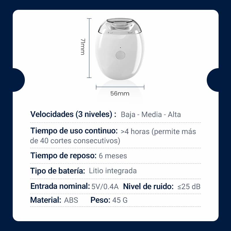 🔥 ¡50% DE DESCUENTO! ✨ Lima de Uñas Automática Universal para Adultos y Niños – ¡Cuidado rápido y fácil para tus uñas! 💅👶👨‍🦳