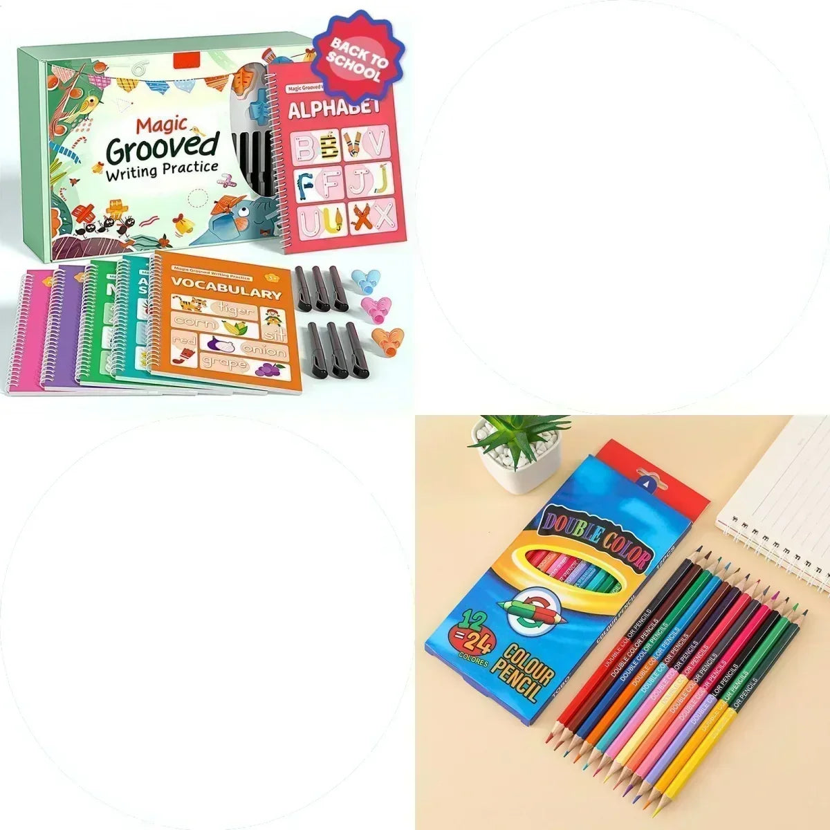 📢 50% DE DESCUENTO | Cuadernos mágicos con surcos para practicar escritura