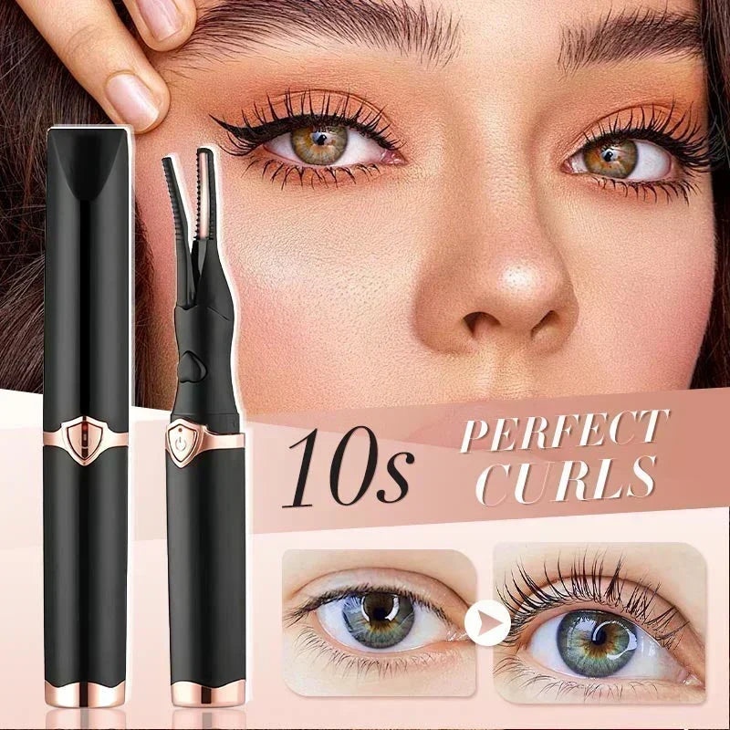 Rizador eléctrico de pestañas para un look glamuroso al instante