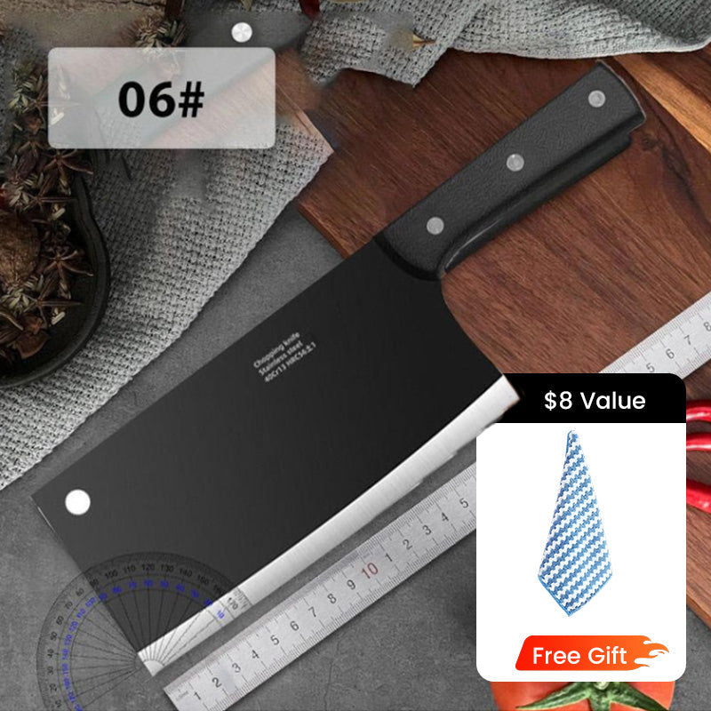 ✨ Cuchillo de Chef de Acero de Alto Carbono Forjado — Afilado, Duradero, Resistente al Óxido y Versátil para Cualquier Cocina! ✨