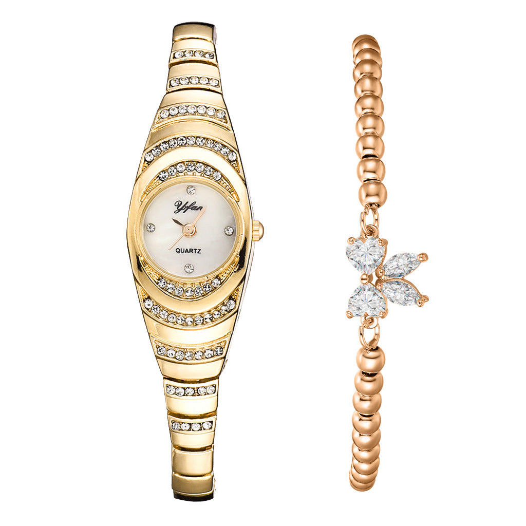 ⏳Oferta por tiempo limitado: 50% de descuento💎Reloj de pulsera con strass para mujer⌚