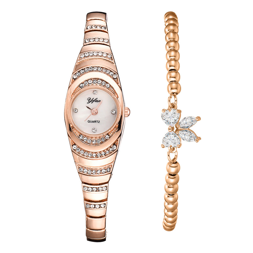 ⏳Oferta por tiempo limitado: 50% de descuento💎Reloj de pulsera con strass para mujer⌚