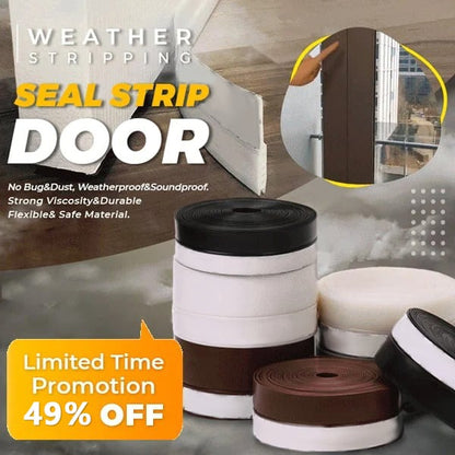 ⏳🔥¡50 % DE DESCUENTO POR TIEMPO LIMITADO! ⏰🚪🔥 ¡Compra Más y Ahorra Más! Burlete Adhesivo para Puertas de 5 m – Bloquea el Polvo, los Insectos y el Ruido – Flexible, Autoadhesivo y de Ajuste Universal ✨
