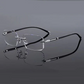 🔥Venta directa🔥Zafiro de alta dureza anti-azul progresivo Lejos y cerca Gafas de lectura de doble uso
