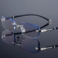 🔥Venta directa🔥Zafiro de alta dureza anti-azul progresivo Lejos y cerca Gafas de lectura de doble uso