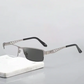 🔥Venta directa🔥Zafiro de alta dureza anti-azul progresivo Lejos y cerca Gafas de lectura de doble uso