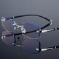 🔥Venta directa🔥Zafiro de alta dureza anti-azul progresivo Lejos y cerca Gafas de lectura de doble uso