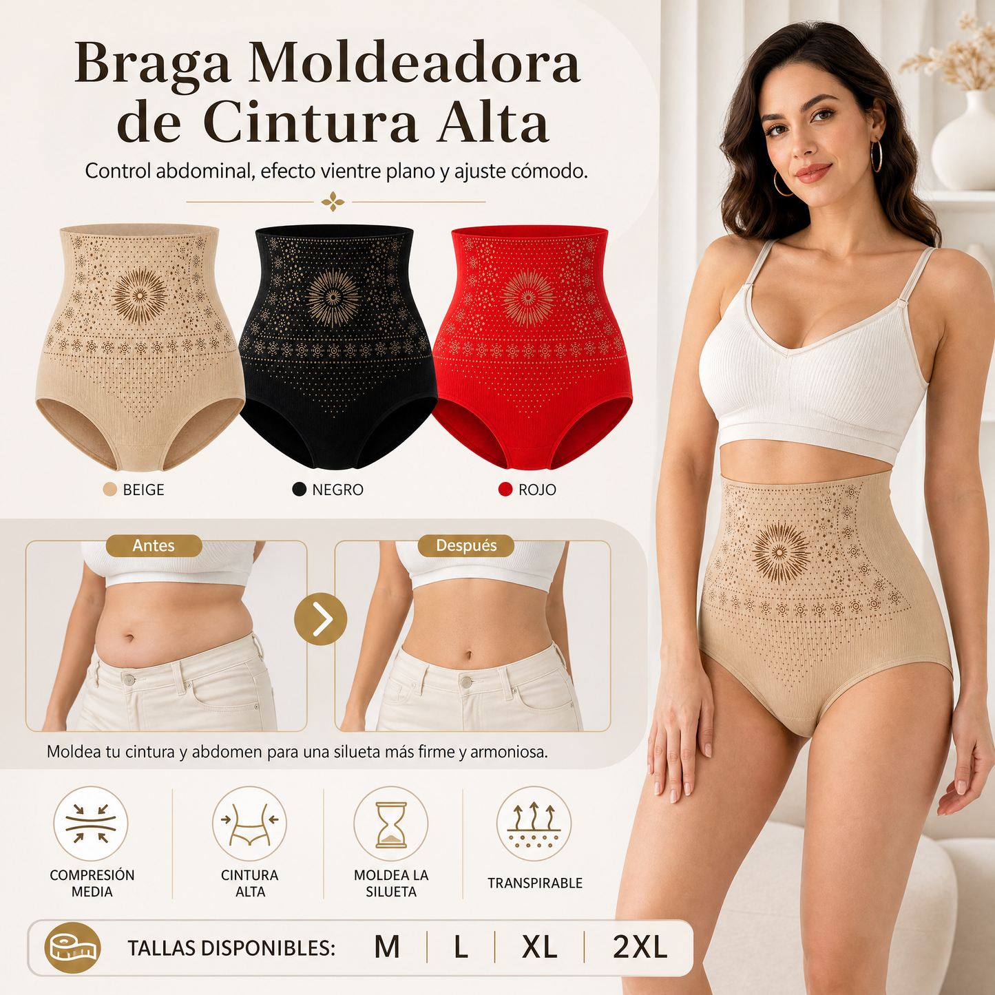 🥳 ¡Promociones imperdibles en 2026! 💞Shorts moldeadores de cintura alta
