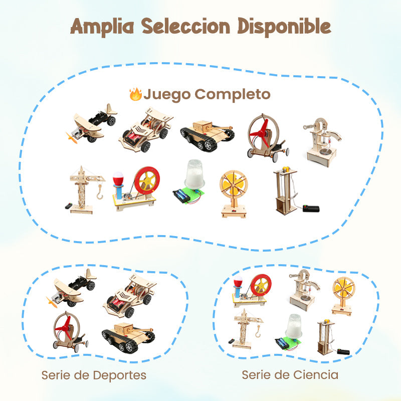 🔥Hot🛠️ Assale🔥Kit de Construcción de Madera STEM para Niños