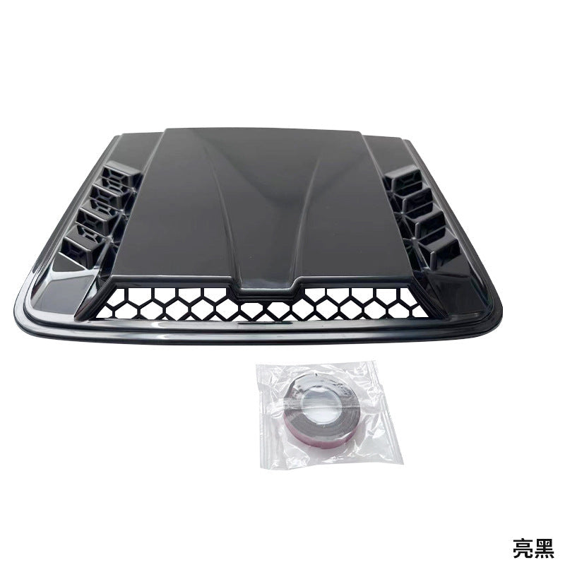 2026 Nuevo Negro Universal Toma de Aire para Capó - Entrada de Aire para Motor de Auto para Chevy Silverado, Colorado, Ford F-150/F-250/F-350, Dodge Ram 1500/2500/3500 (Accesorio de Decoración Exterior Automotriz)