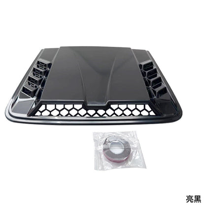2026 Nuevo Negro Universal Toma de Aire para Capó - Entrada de Aire para Motor de Auto para Chevy Silverado, Colorado, Ford F-150/F-250/F-350, Dodge Ram 1500/2500/3500 (Accesorio de Decoración Exterior Automotriz)