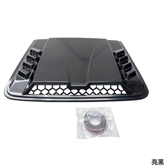 2026 Nuevo Negro Universal Toma de Aire para Capó - Entrada de Aire para Motor de Auto para Chevy Silverado, Colorado, Ford F-150/F-250/F-350, Dodge Ram 1500/2500/3500 (Accesorio de Decoración Exterior Automotriz)