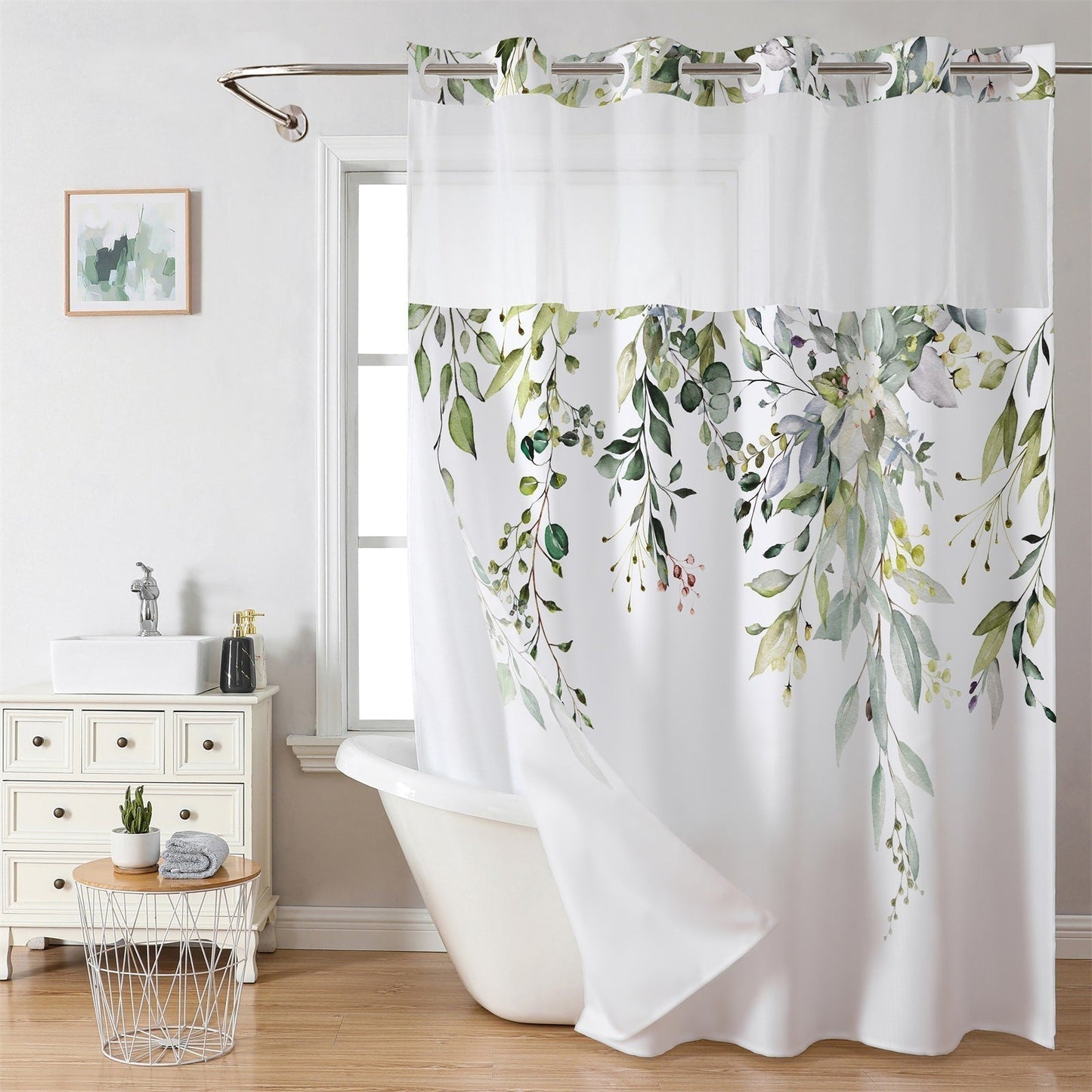 ⏳🔥¡50 % DE DESCUENTO POR TIEMPO LIMITADO! ⏰ 🚿 Cortina de ducha con diseño de waffle – textura elegante, resistente al agua y fácil de mantener | Renueva tu baño con estilo y funcionalidad