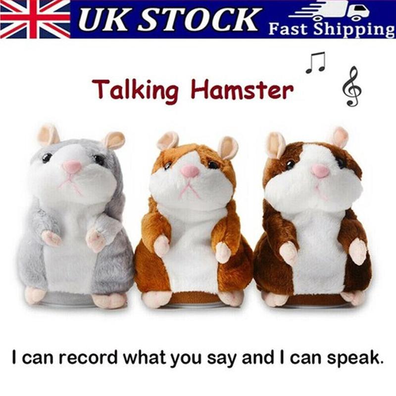 ⏳Oferta Especial por Tiempo Limitado⏰Hámster de Peluche que Habla – Repite sonidos y diversión interactiva 🐹✨