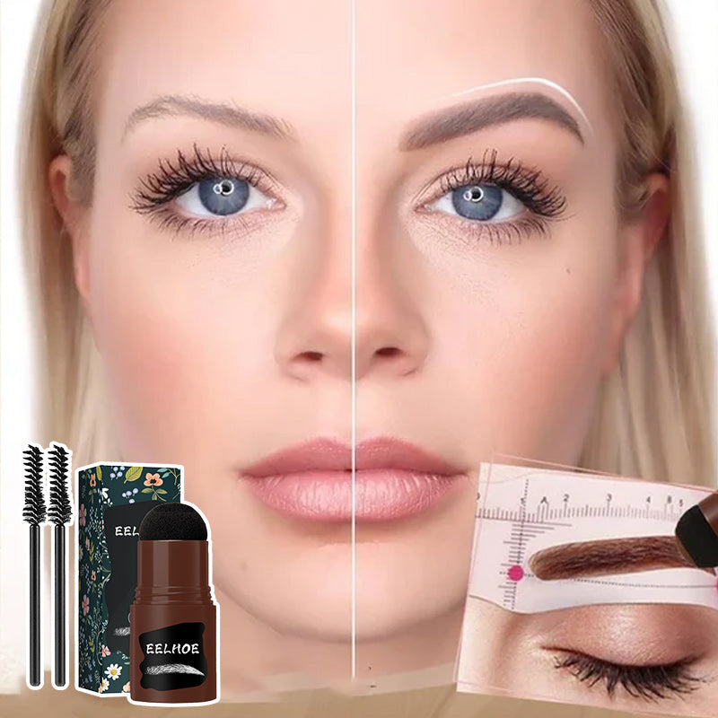 Kit de plantilla y sello para cejas perfectas | Diseño rápido y natural