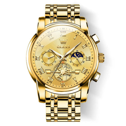 Diseño de lujo Dodecagon Quartz Mira un nuevo reloj de pulsera multifuncional para hombres