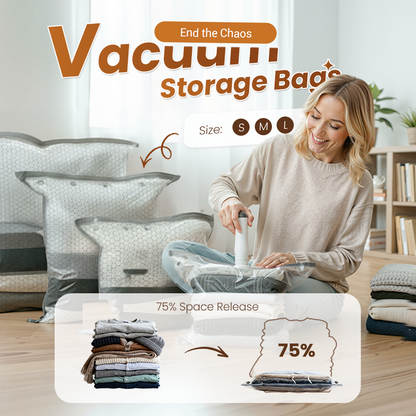 Bolsas de Almacenamiento al Vacío para Viaje con Bomba Eléctrica Portátil