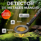 Detector de metales manual 360° para oro y joyas