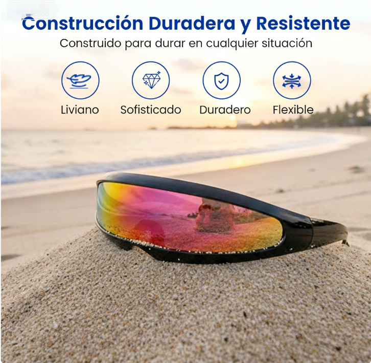 😎 Gafas de Sol Escudo Futuristas – Ultraligeras y Estilo Único para Proteger tus Ojos del Sol 🌞✨