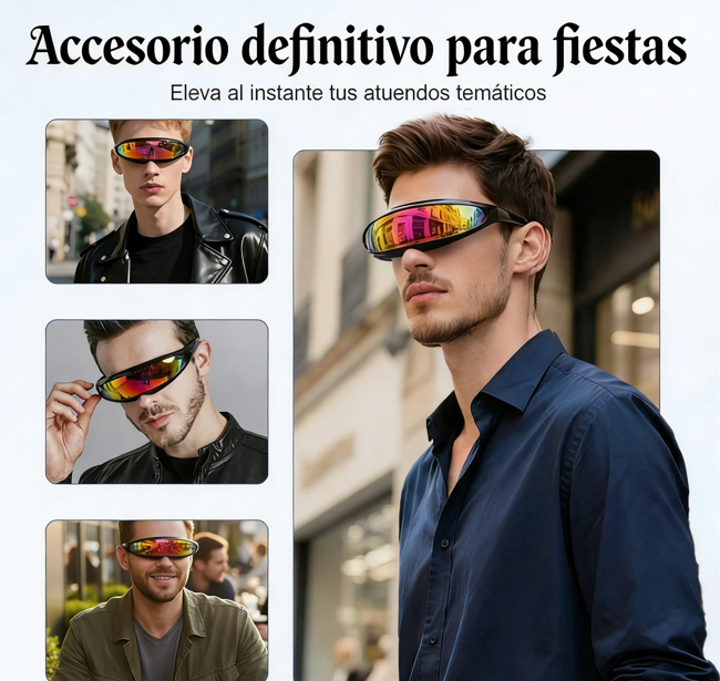 😎 Gafas de Sol Escudo Futuristas – Ultraligeras y Estilo Único para Proteger tus Ojos del Sol 🌞✨