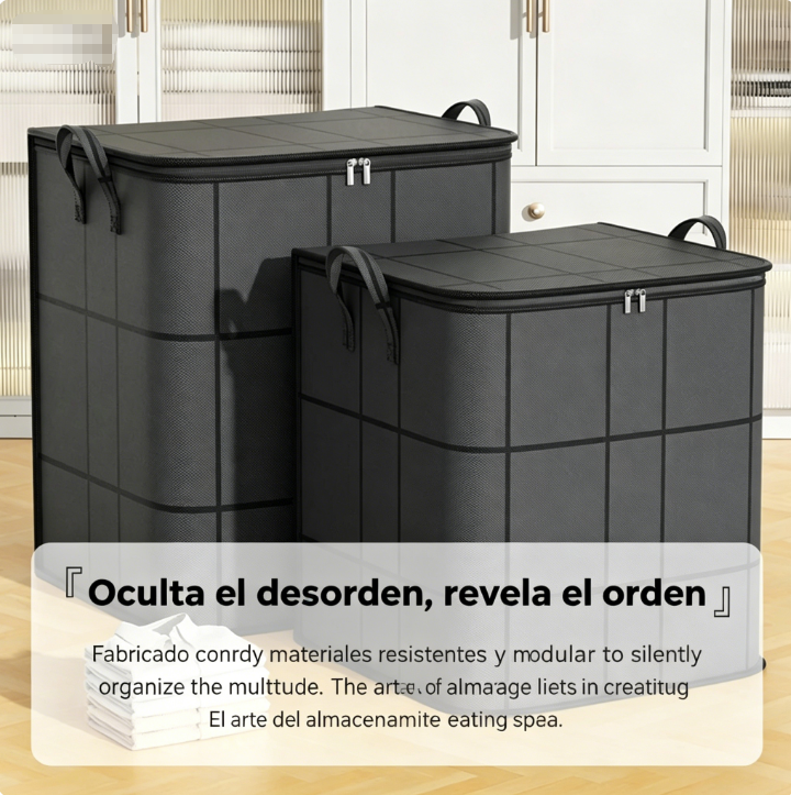 ⏰🔥 ¡Oferta Limitada 50% OFF! 🛏️ Organizador de Edredones y Ropa de Cama – Protege del Polvo y Ahorra Espacio ✨🏠