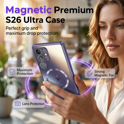 📱🧲 ¡50% DE DESCUENTO! Funda Magnética para Samsung Galaxy S26 Ultra / S25 / S24 – Mate AG Suave, Cierre Magnético Instantáneo y Protección Total de Cámara ✨