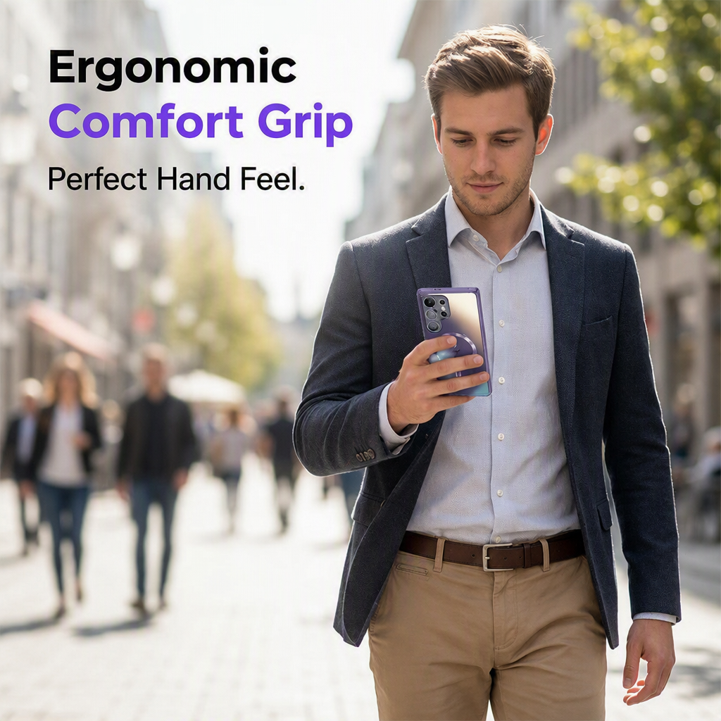 📱🧲 ¡50% DE DESCUENTO! Funda Magnética para Samsung Galaxy S26 Ultra / S25 / S24 – Mate AG Suave, Cierre Magnético Instantáneo y Protección Total de Cámara ✨