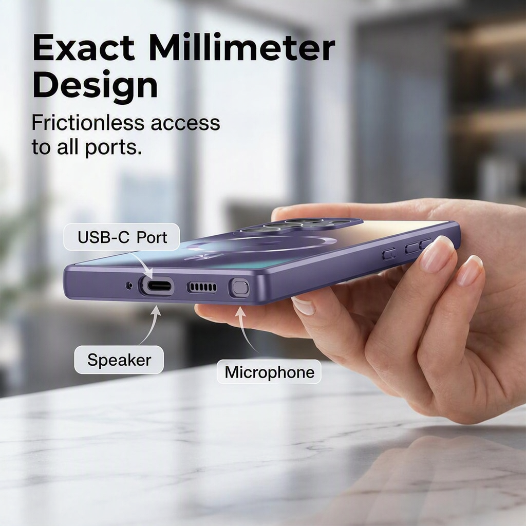 📱🧲 ¡50% DE DESCUENTO! Funda Magnética para Samsung Galaxy S26 Ultra / S25 / S24 – Mate AG Suave, Cierre Magnético Instantáneo y Protección Total de Cámara ✨