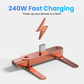 🔋⚡ Cargador Rápido 2 en 1 con Soporte 360° – Adaptador USB Plegable, Carga y Sostén tu Celular al Mismo Tiempo sin Cables Extra 📱✨