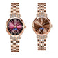 ⏳¡OFERTA RELÁMPAGO! ¡50 % DE DESCUENTO! 🔥Reloj de moda para mujer con diseño de diamantes, luna y estrellas