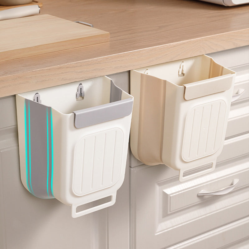 ⏳🔥¡50 % DE DESCUENTO POR TIEMPO LIMITADO! ⏰ Cubo de basura plegable y colgante multiusos para la cocina