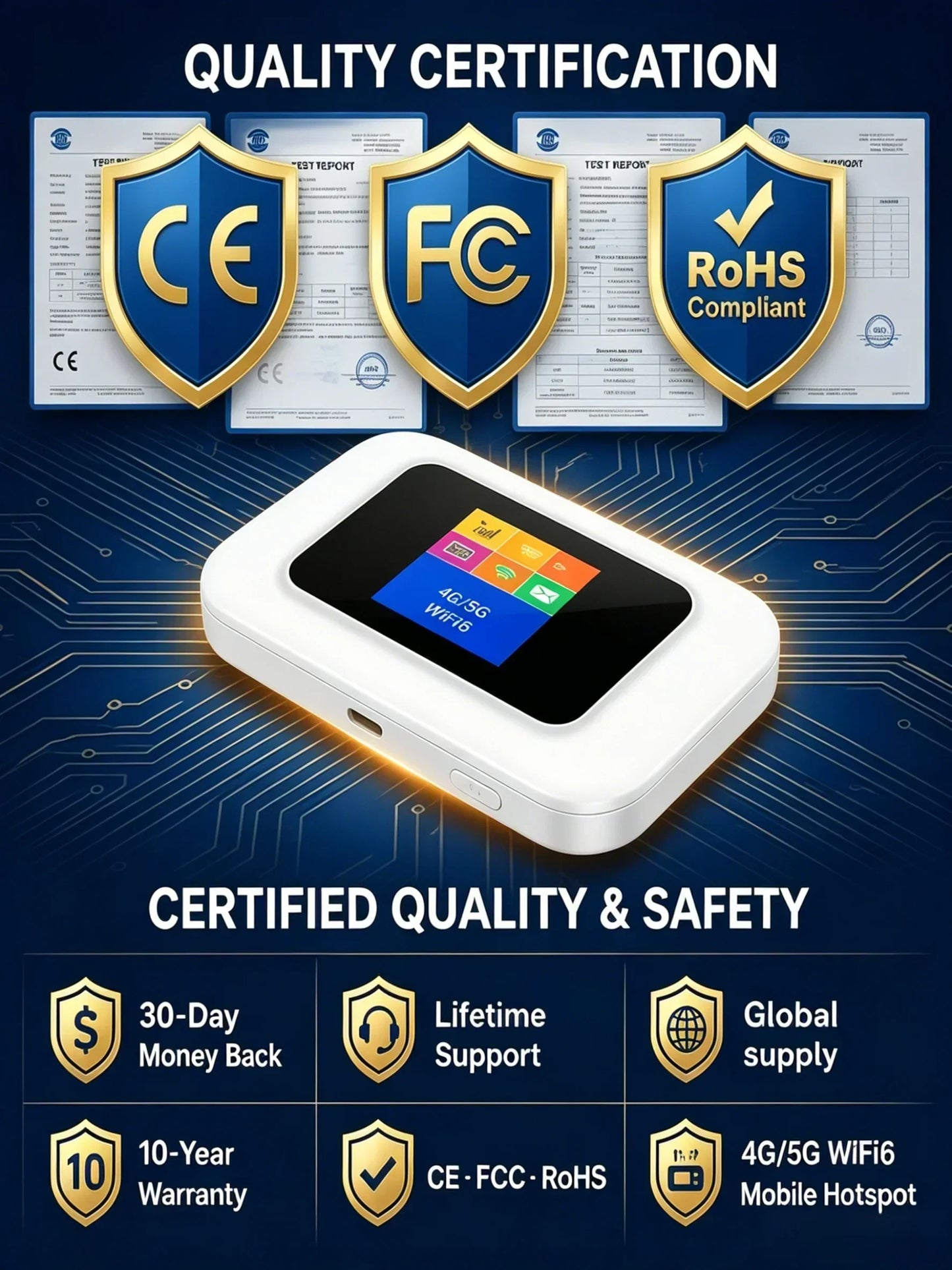 🥳¡OFERTA CALIENTE 2026! 🥳💞¡Más de 50K vendidos! 📶🌐 Hotspot WiFi Móvil – WiFi Portátil con Cobertura Total en Cualquier Lugar. Sin Contrato, Sin Instalación. ¡Mantente Conectado en Todo Momento! 📱✨