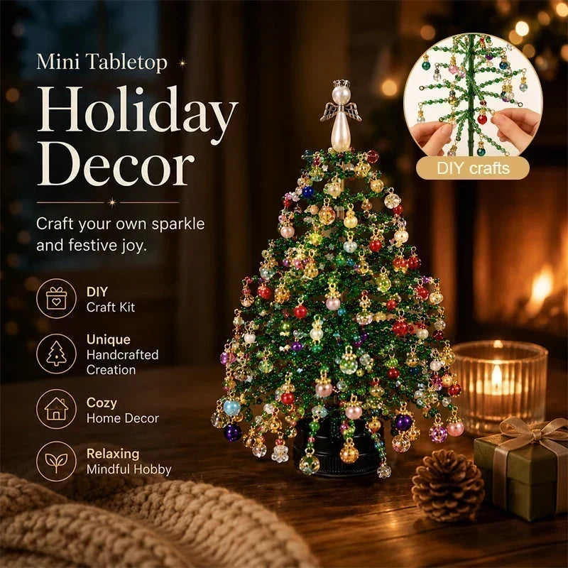 🎄✨ Kit DIY para Árbol de Navidad con Cuentas – 🎅 Crea tu propia decoración navideña que brilla con magia 💡