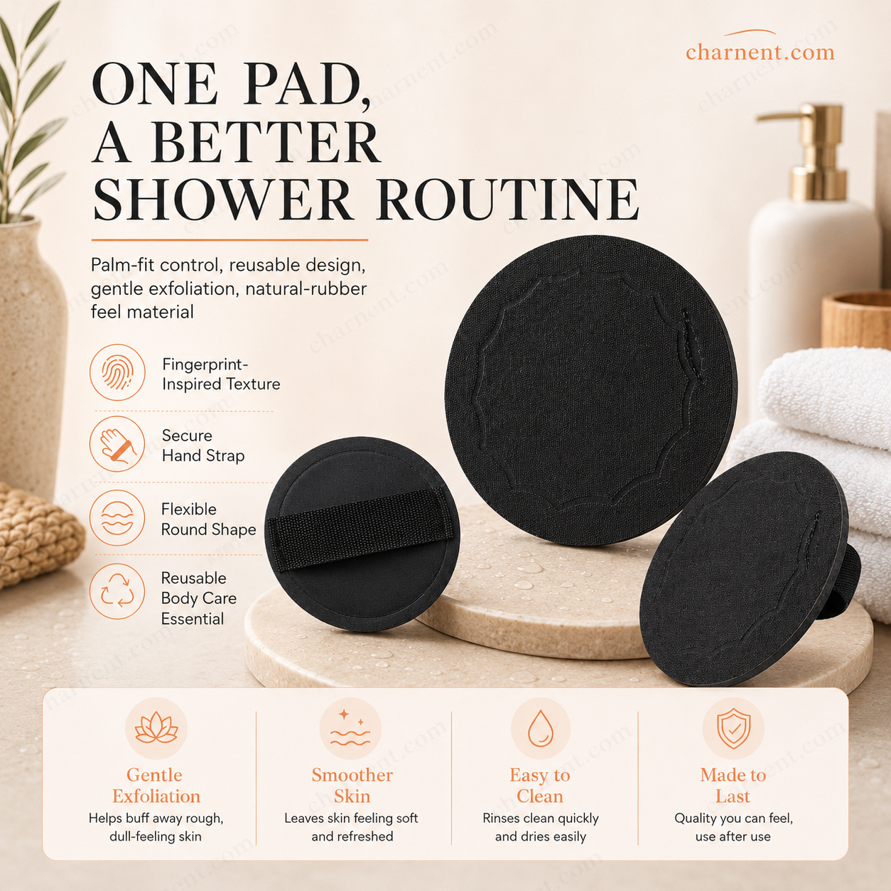 🚿 Almohadillas Exfoliantes para Ducha 🧖‍♀️