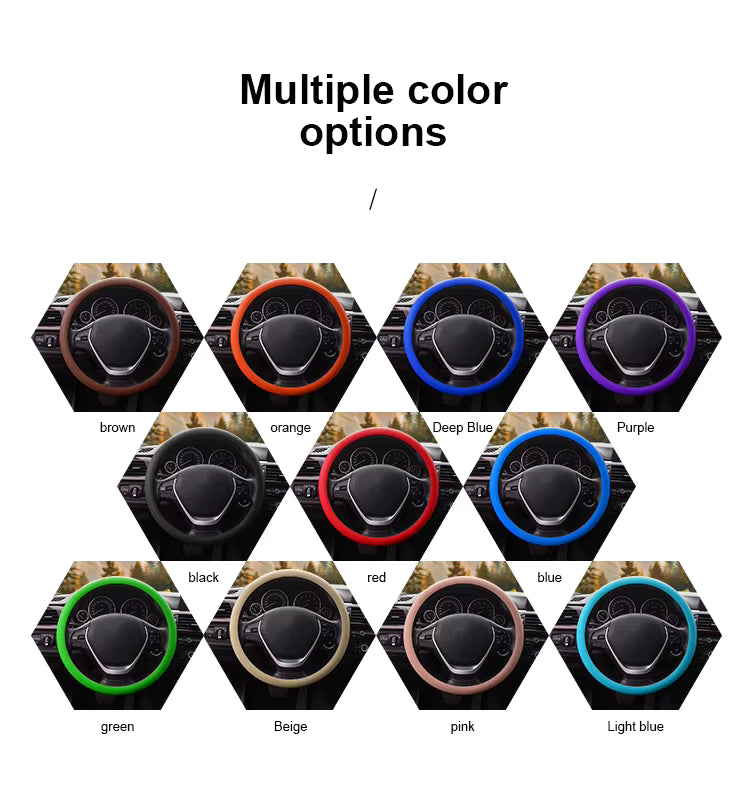 🎁 ¡Oferta imperdible! 49% de descuento en la funda de silicona para volante de coche para todas las estaciones.