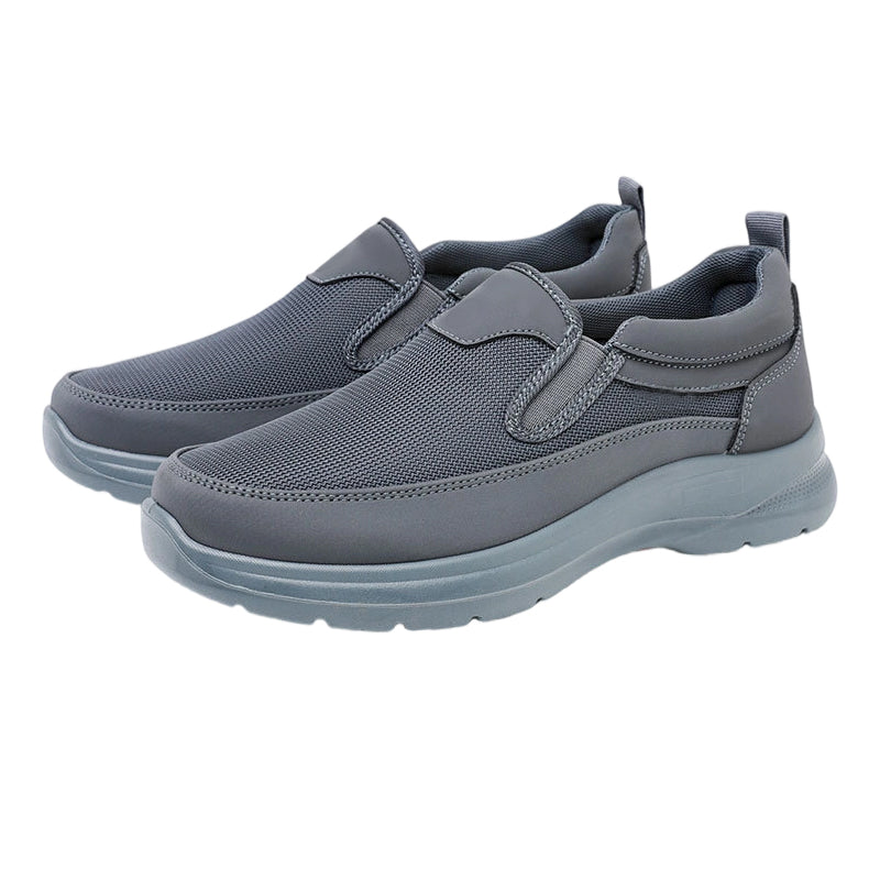 👟 Zapatillas Slip-On Ortopédicas Transpirables para Hombres - Soporte Arqueado con Plantillas de Espuma con Memoria para Comodidad Diaria 🏃‍♂️💨