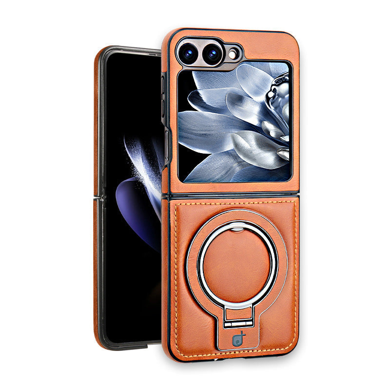 Funda magnética de cuero PU de lujo con soporte para Samsung Z Fold & Z Flip