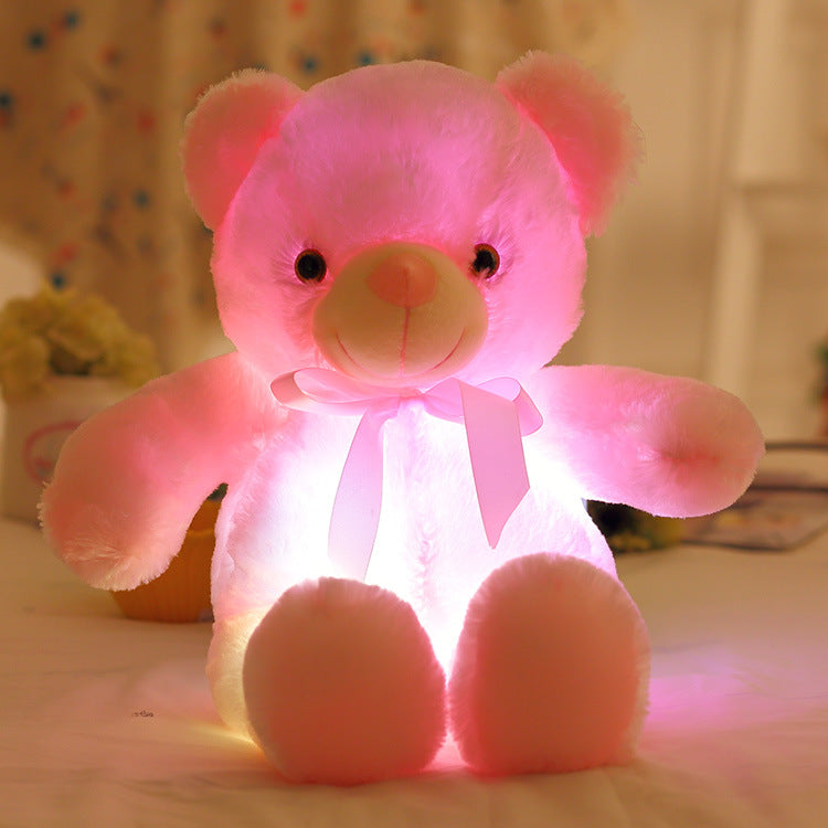 ⏳Descuento del 50 % por tiempo limitado⏰Osito de peluche, luz LED de colores, peluches🌈🧸