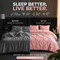 🎁2026 New Arrivals 50% OFF💥Bedsure Soft Pintuck Duvet Set
