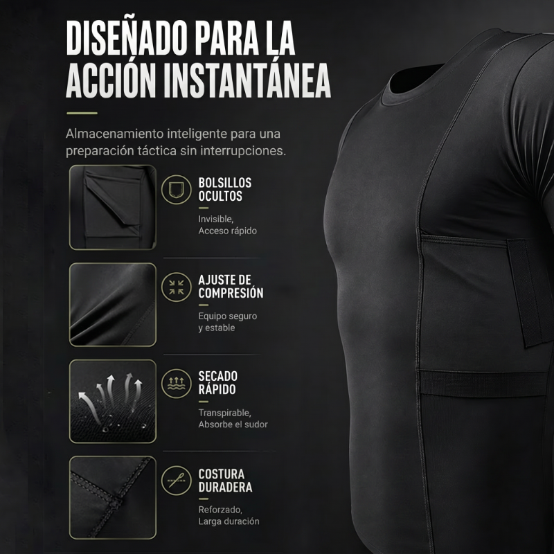 😎CAMISETA CON FUNDA OCULTA