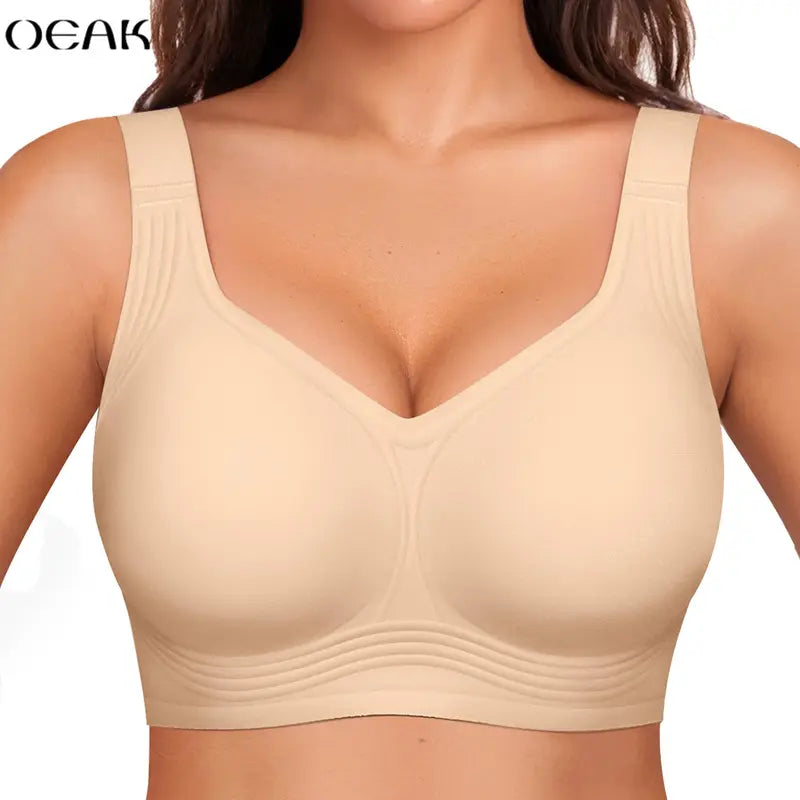 👙 Sostén de Mujer Sin Costuras de Cobertura Total y Sin Aro