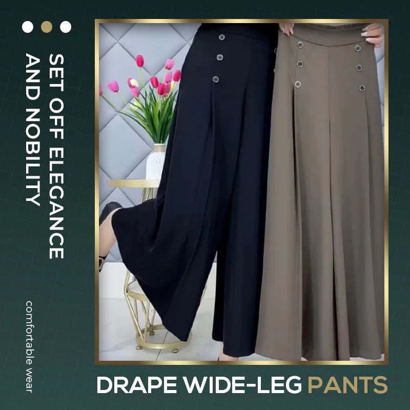 🔥 ¡50% DE DESCUENTO! Pantalones Anchos Plisados – Cómodos, Elegantes y Súper Frescos ✨👖