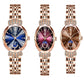 ⏳¡OFERTA RELÁMPAGO! ¡50 % DE DESCUENTO! 🔥Reloj de moda para mujer con diseño de diamantes, luna y estrellas