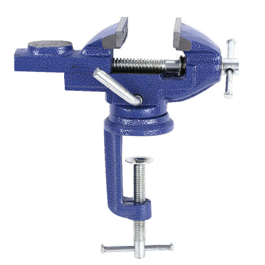 🔥 ¡50% DTO! 🔧 Tornillo de Banco Mini Universal de Alto Rendimiento – Hierro Fundido Templado – Rotación 360° y Mordazas de 63 mm para Taller y Bricolaje