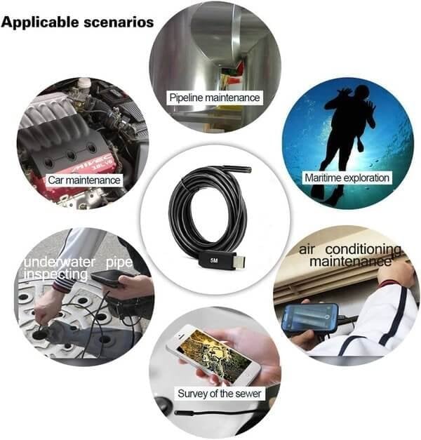 🔥Endoscopio 3 en 1 – Cámara de Inspección para Exploración, Reparación y Uso Doméstico