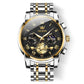 Diseño de lujo Dodecagon Quartz Mira un nuevo reloj de pulsera multifuncional para hombres