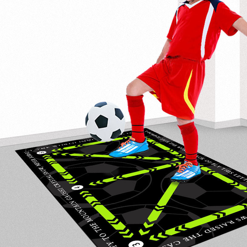 💖💖50% de DESCUENTO ⚽🎯Tapete de entrenamiento de fútbol antideslizante y silencioso para todos los niveles.