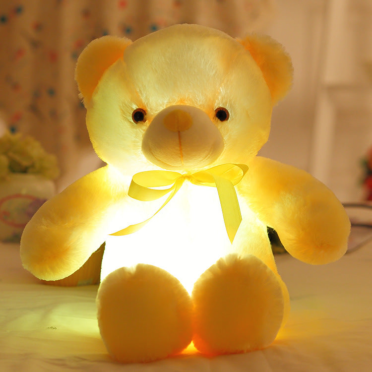 ⏳Descuento del 50 % por tiempo limitado⏰Osito de peluche, luz LED de colores, peluches🌈🧸